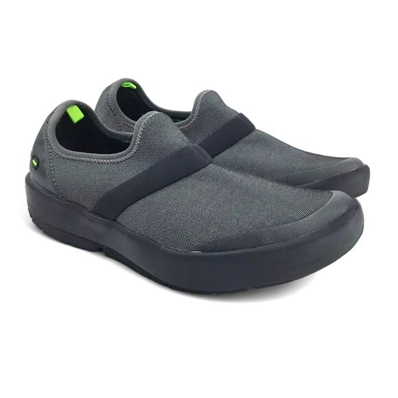 OOFOS Shoes - Oofos Oomg Low Shoe Womens 8.5 Recovery Slip-On Comfort Gray on Black